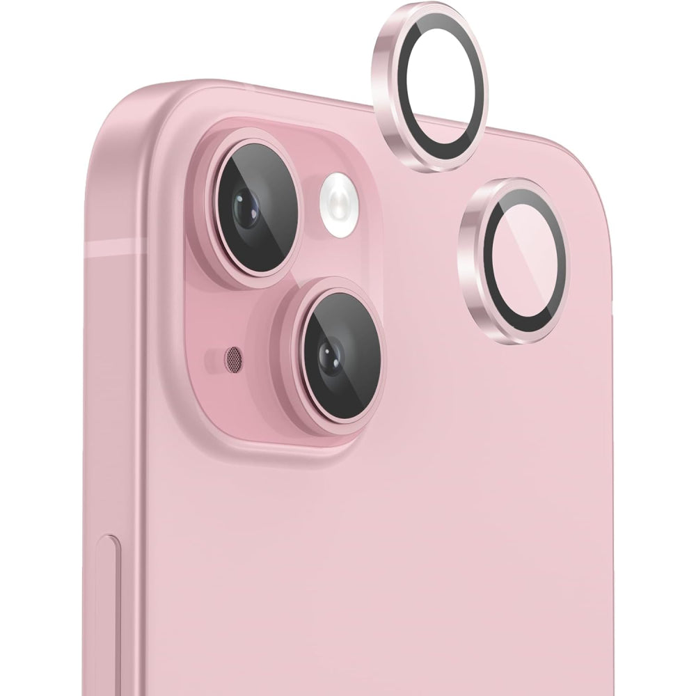 iPhone 16 Kamera Koruyucu Ring Pembe