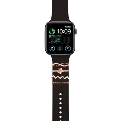 Apple Watch Charm Diamond Mouse Kordon Aksesuarı
