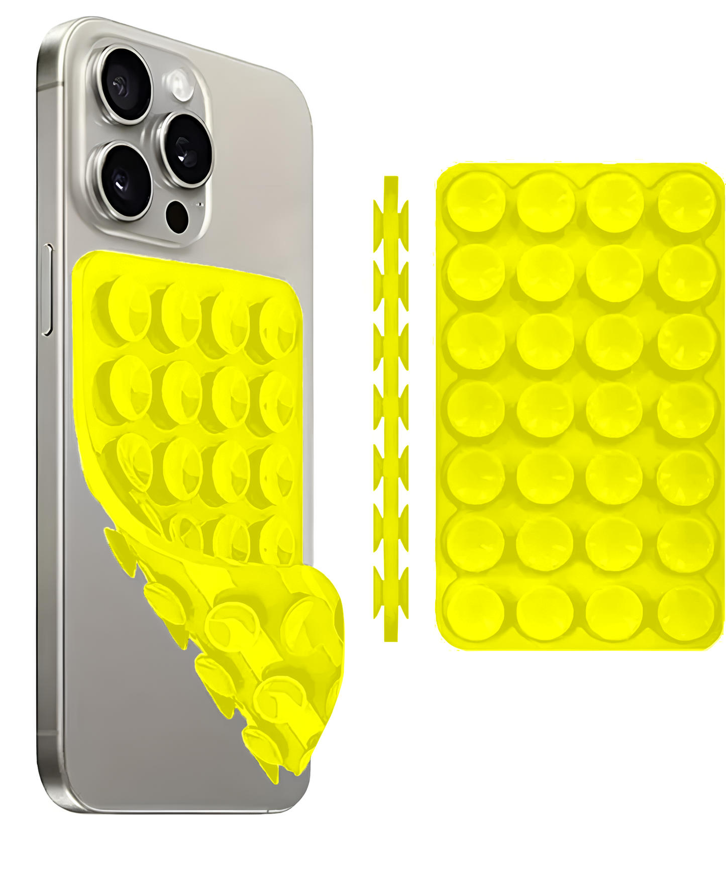 Çift Taraflı Telefon Vantuzu Sarı