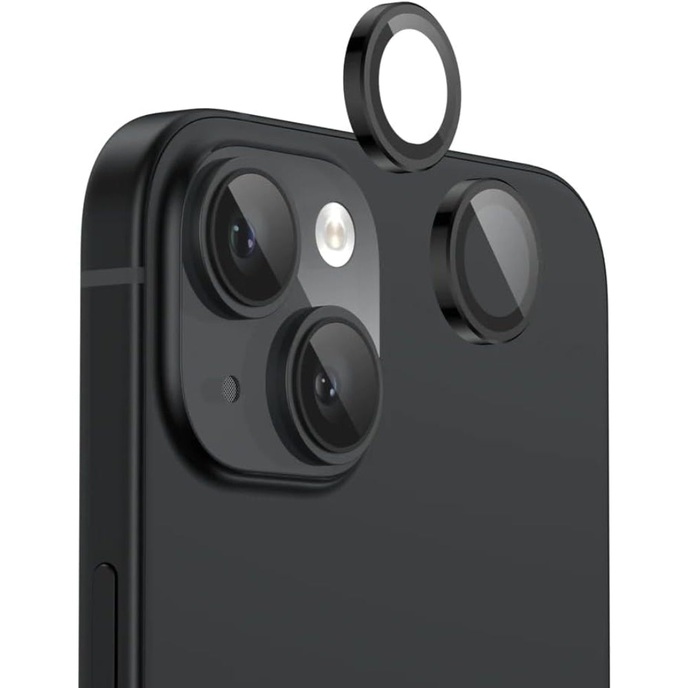 iPhone 16 Kamera Koruyucu Ring Siyah