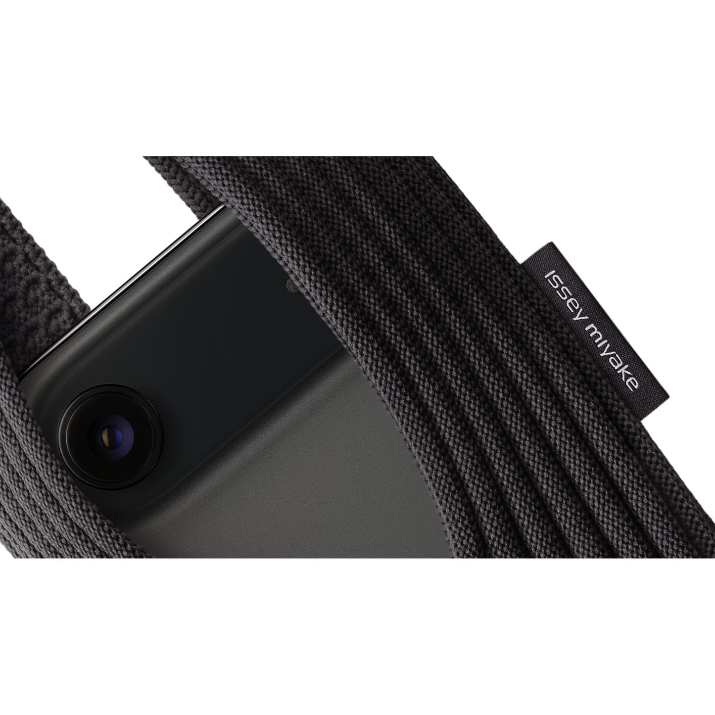 Apple iPhone Pocket Örgülü Telefon Çantası Siyah