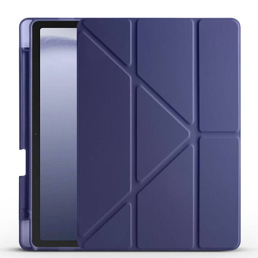 Üçgen Kalemli Smart Cower Tablet Kılıfı Lacivert
