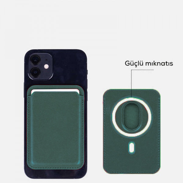 Apple iPhone Cardsafe Kartlık Yeşil